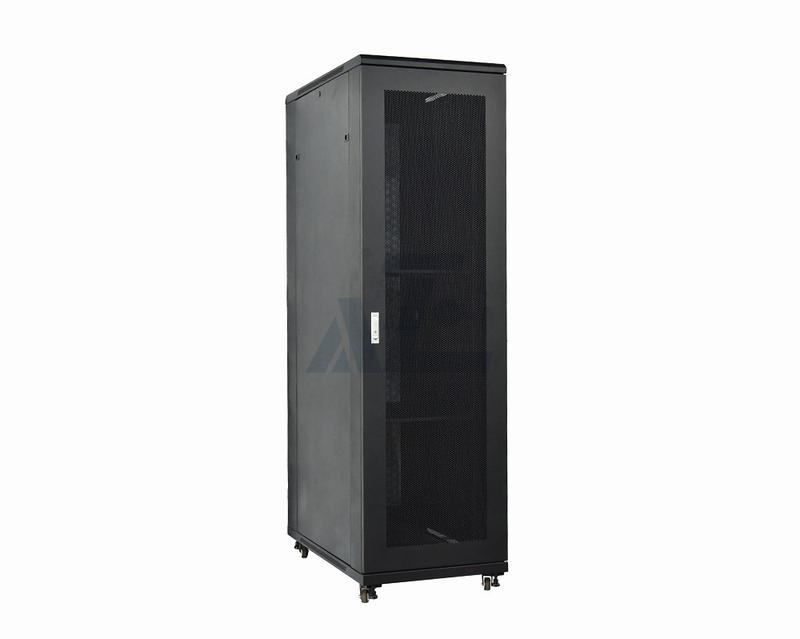 Full Height Network Rack Cabinet,42U, Black, 2040H x 600W x 600D